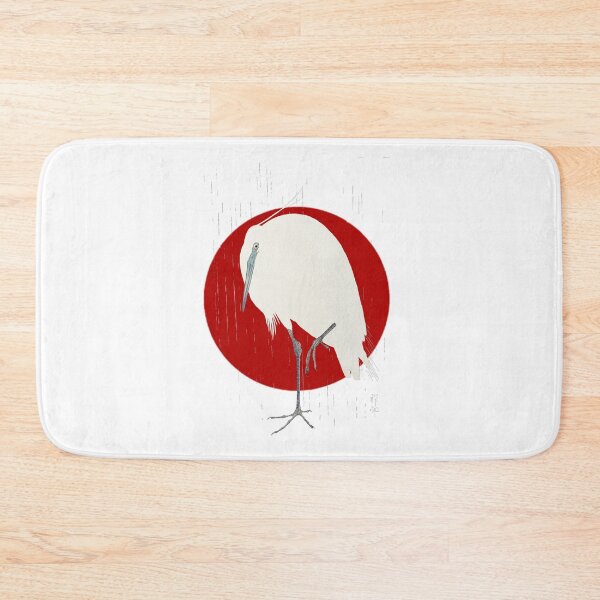 Item preview, Japanese Flag - Egret in the Rain designed and sold by weavernap.