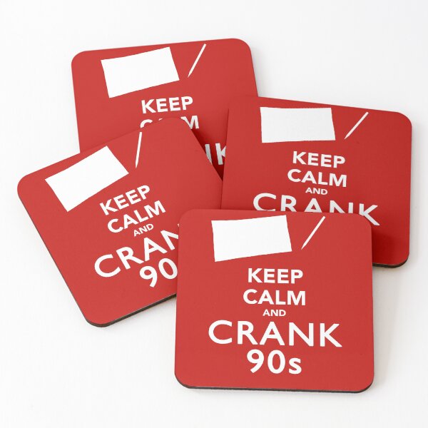 Item preview, Keep Calm and Crank 90s designed and sold by Rainfalling.