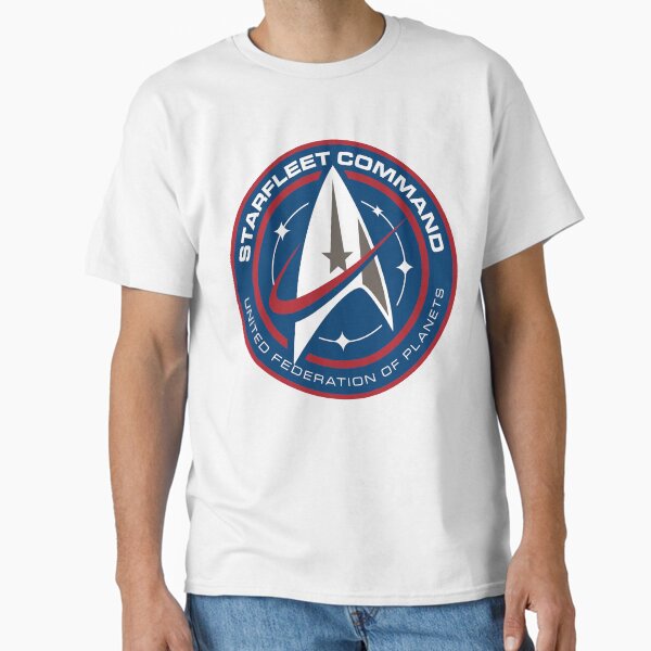 Item preview, Star Trek Discovery Starfleet Command Red And Blue Badge designed and sold by FifthSun.