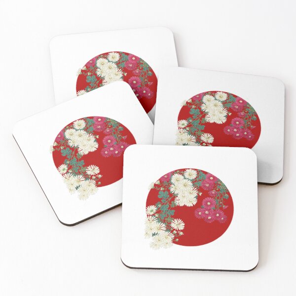 Item preview, Japanese Flag - Chrysanthemums designed and sold by weavernap.