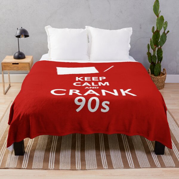 Item preview, Keep Calm and Crank 90s designed and sold by Rainfalling.