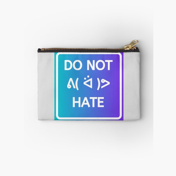 Item preview, Text Emoji No Haters Sign designed and sold by SpiffyD.