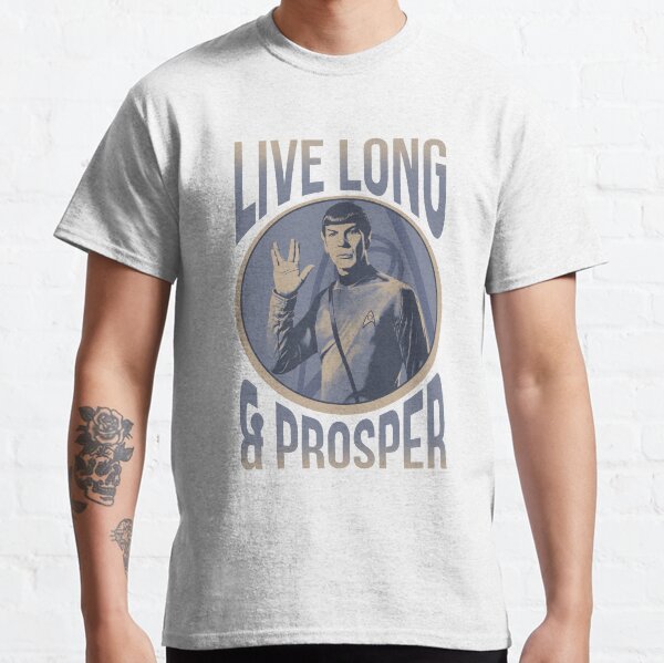 Star Trek-Originalserie Spock Blue Hue Portrait Poster Classic T-Shirt