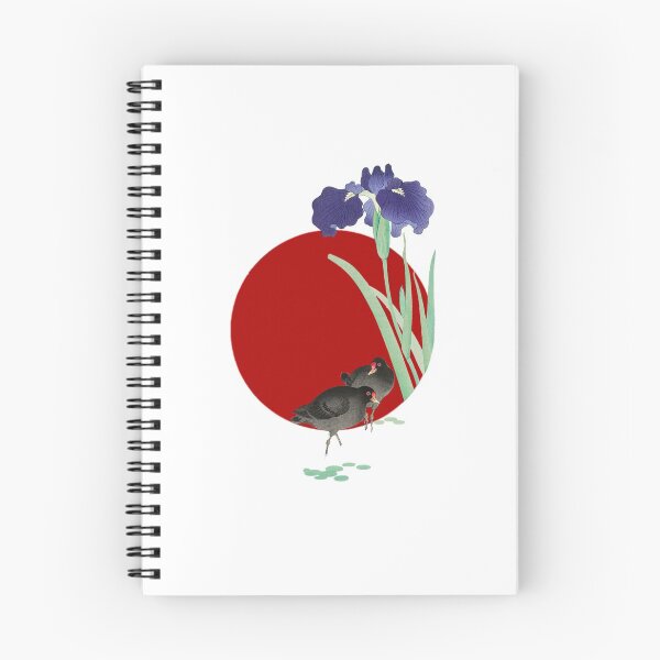 Item preview, Japanese Flag - Moorhens and Iris designed and sold by weavernap.
