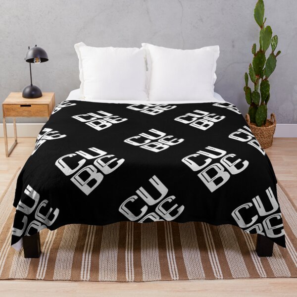 Item preview, Cube In A Square - White Text designed and sold by 4wordsmovement.