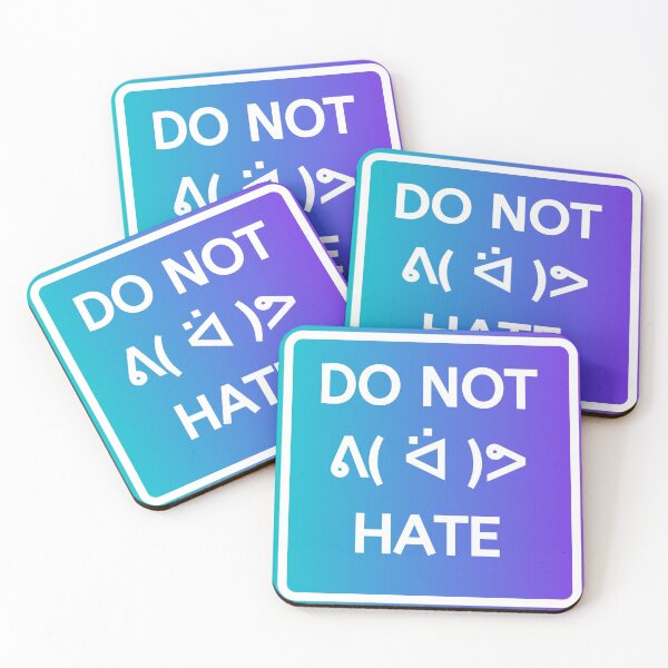 Item preview, Text Emoji No Haters Sign designed and sold by SpiffyD.