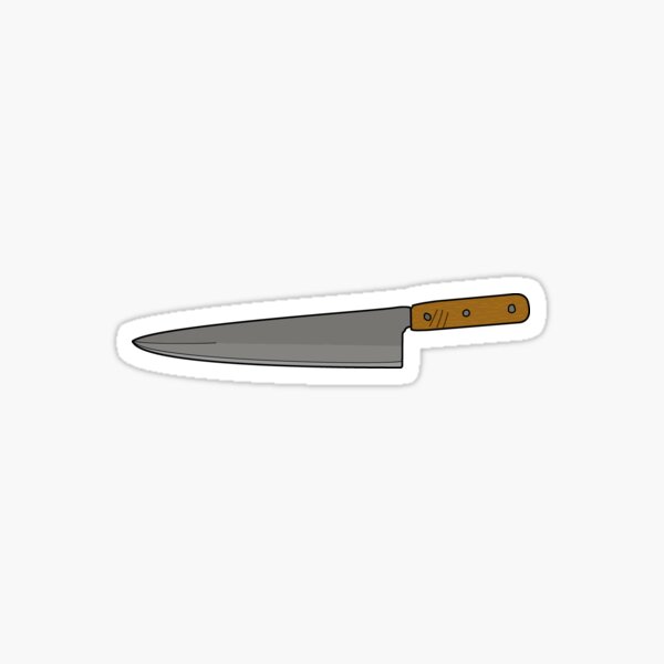 Fancy Knife Sticker by ratbb