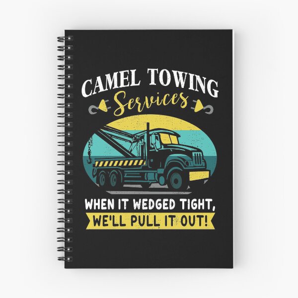 Item preview, Funny Camel Towing Services Gift Design Idea print designed and sold by Lisbob.