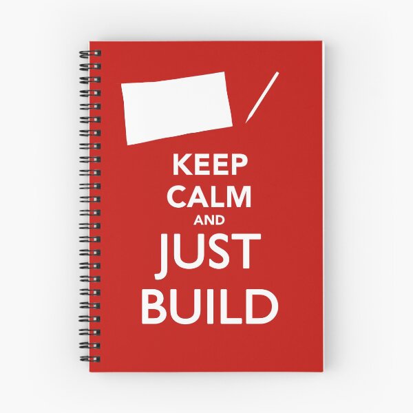 Item preview, Keep Calm and Just Build designed and sold by Rainfalling.