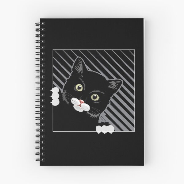 Item preview, Funny Black Cat Lovers Watching Gift Design Idea graphic designed and sold by Lisbob.