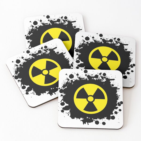 Item preview, Yellow warning Radioactivity energy symbol, designed and sold by Marcin Adrian.