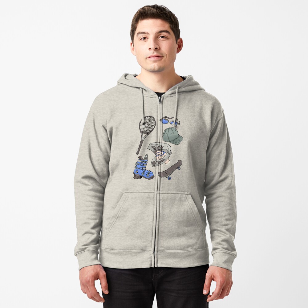 Item preview, Zipped Hoodie designed and sold by SandraEichner.