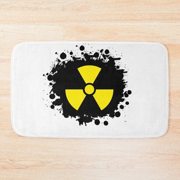 Item preview, Yellow warning Radioactivity energy symbol,  Yellow Radioactivity symbol, designed and sold by Marcin Adrian.