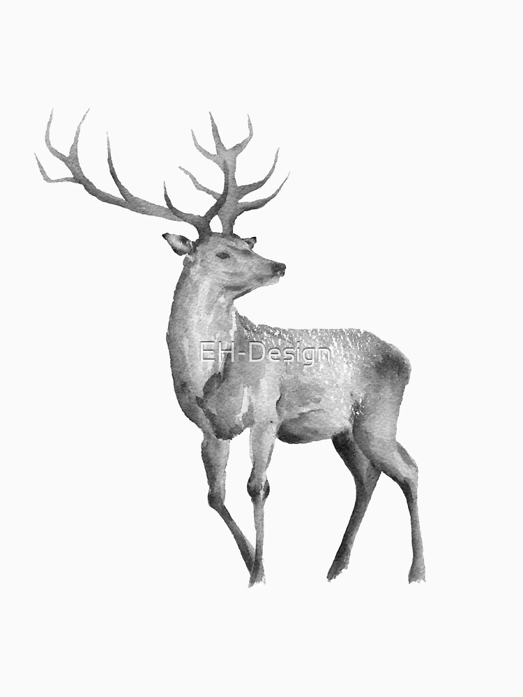 Watercolor Deer von EH-Design