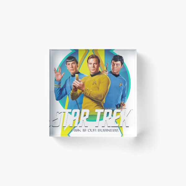 Item preview, Star Trek Original Series Group Shot Retro Portrait Logo designed and sold by FifthSun.