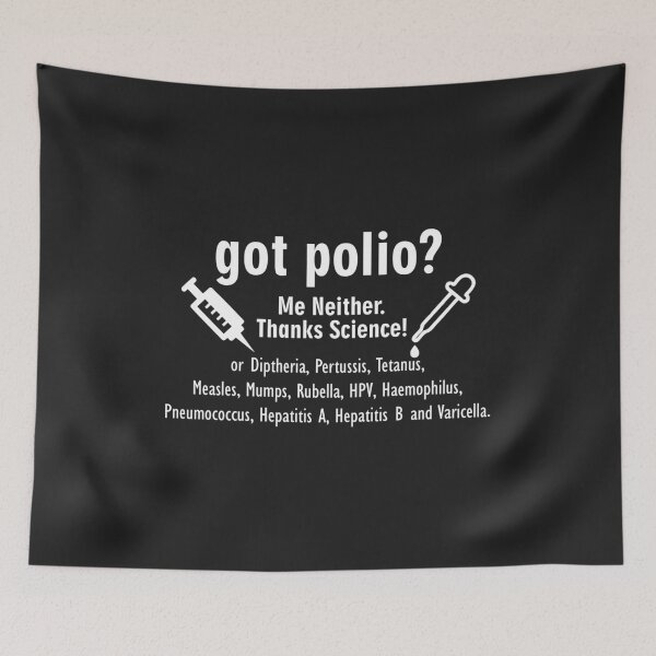 Item preview, Got Polio Me Neither Thanks Science teacher gift funny pun designed and sold by hadleydesigns.