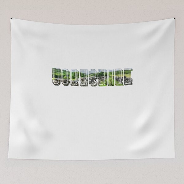 Item preview, Yorkshire word made from landscape - dry stone wall designed and sold by qlobba.