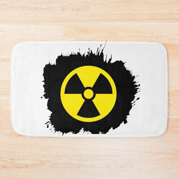 Item preview, Yellow warning Radioactivity energy symbol,  Yellow Radioactivity symbol, designed and sold by Marcin Adrian.