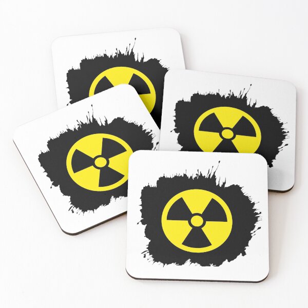 Item preview, Yellow warning Radioactivity energy symbol,  Yellow Radioactivity symbol, designed and sold by Marcin Adrian.