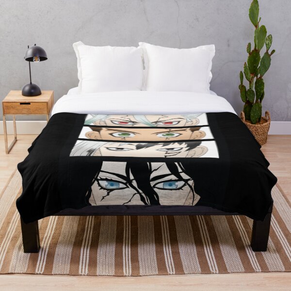 dr stone Throw Blanket