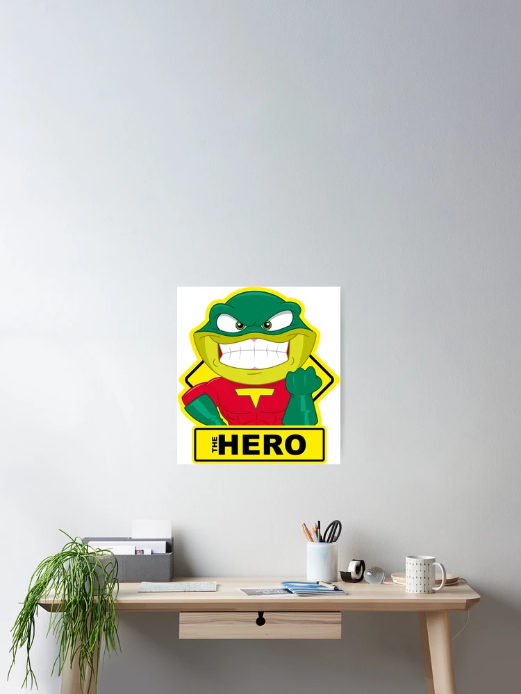 Thumbnail 2 of 3, Poster, Toad Rage! THE HERO designed and sold by Dion Summergreene.