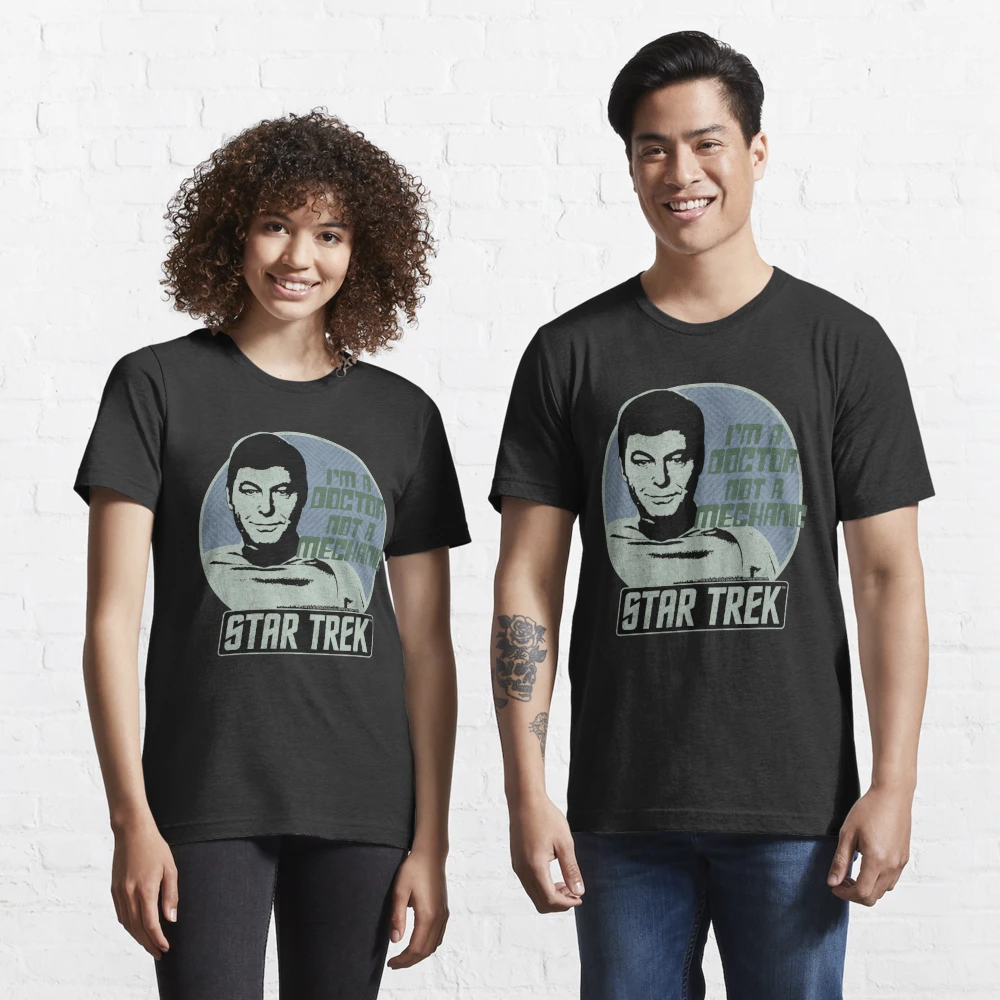 Star Trek Original Series Dr. McCoy I'm a Doctor I'm Not A Mechanic  Essential T-Shirt for Sale by FifthSun