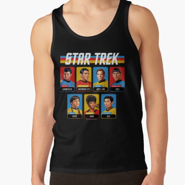 Star Trek Original Series Retro Full Color Crew Portrait Panels Tank Top