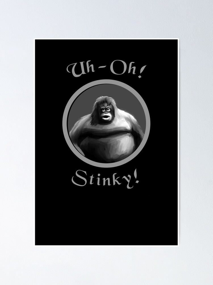 Monkey Stare Meme Poster for Sale by JENNIL1