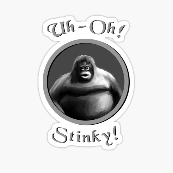 uh oh stinky poopy monkey face Art Board Print for Sale by LAST WEEK'S  STOLEN AESTHETICS