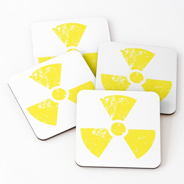 Item preview, Yellow warning Radioactivity energy symbol,  Yellow Radioactivity symbol, designed and sold by Marcin Adrian.