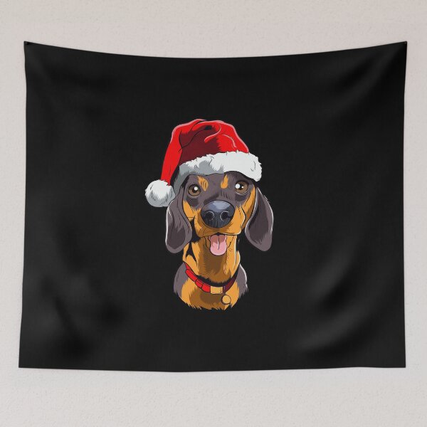 Item preview, Dachshund Dackel with Christmas designed and sold by Sven19864.