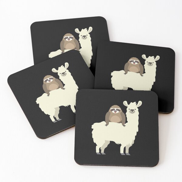 Item preview, Cute & Funny Sloth Riding Llama designed and sold by perfectpresents.
