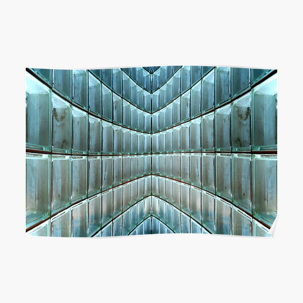 Playing With (Glass) Blocks Poster