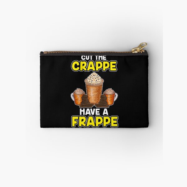 Item preview, Funny Cut The Crappe Have a Frappe Coffee Pun designed and sold by perfectpresents.