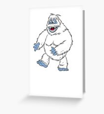 Rudolph the Red-Nosed Reindeer The Bumble Monster Greeting Card
