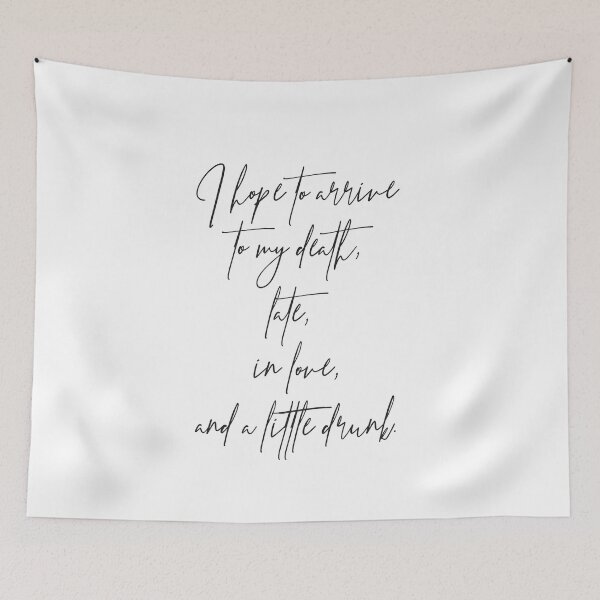 Item preview, I hope to arrive at my death - Atticus designed and sold by HoneymoonHotel.