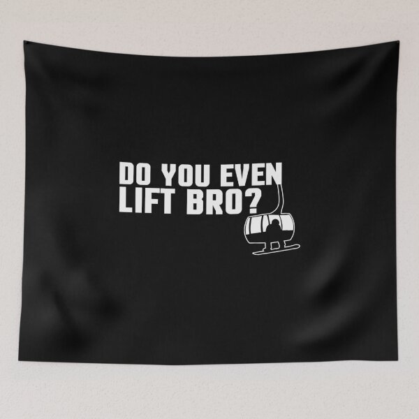 Item preview, Funny Do You Even Lift Bro Ski/Snowboard Ski Lift designed and sold by perfectpresents.