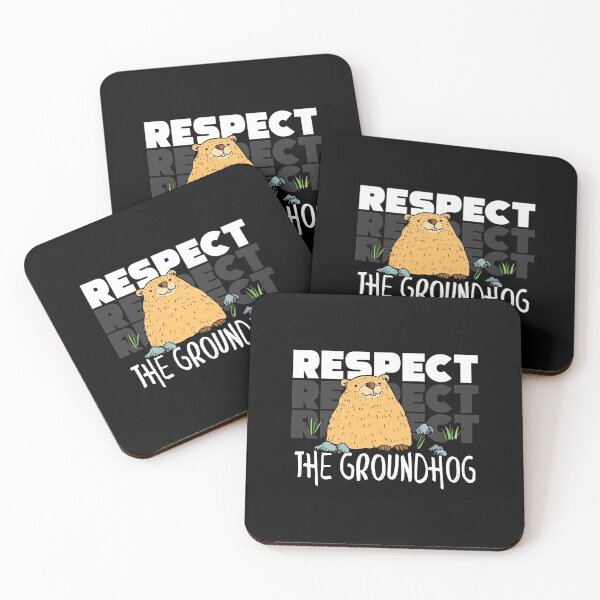 Item preview, Cute Respect The Groundhog Funny Groundhog Day designed and sold by perfectpresents.