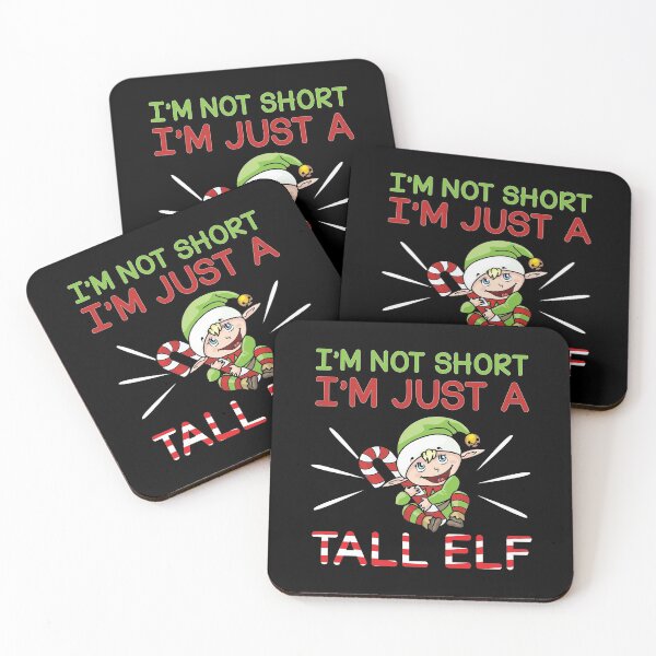 Item preview, Funny I'm Not Short, I'm Just A Tall Elf Christmas designed and sold by perfectpresents.