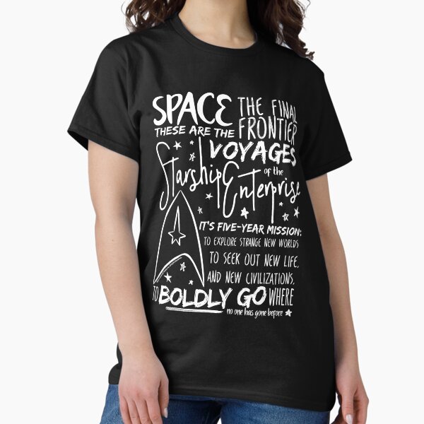 Item preview, Star Trek Original Series Intro Speech Text designed and sold by FifthSun.
