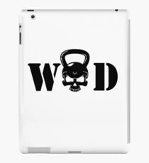 WOD Kettlebell Skull Black iPad Case/Skin