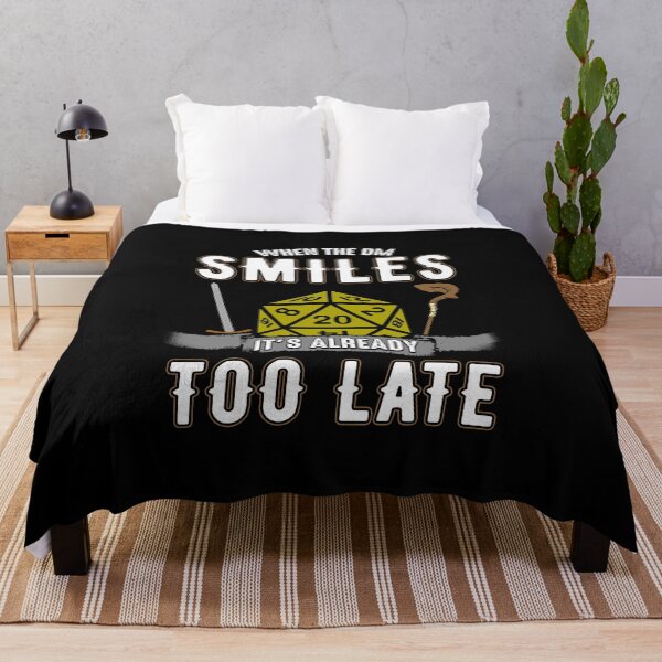 Item preview, When the DM Smiles It's Already Too Late Gamer designed and sold by perfectpresents.