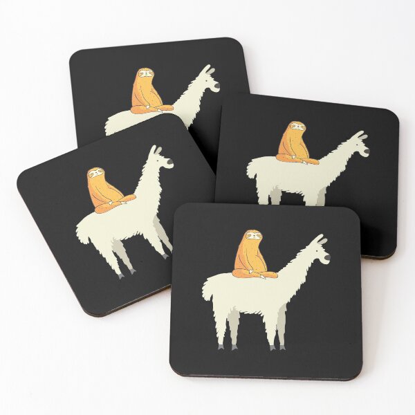 Item preview, Cute Llama and Sloth Friends Adorable Animals designed and sold by perfectpresents.