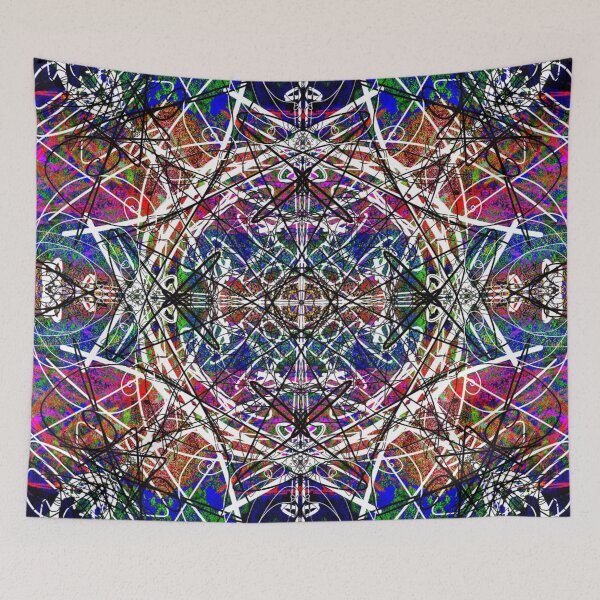 Item preview, Rainbow Mandala mirage  designed and sold by jellyrelish.