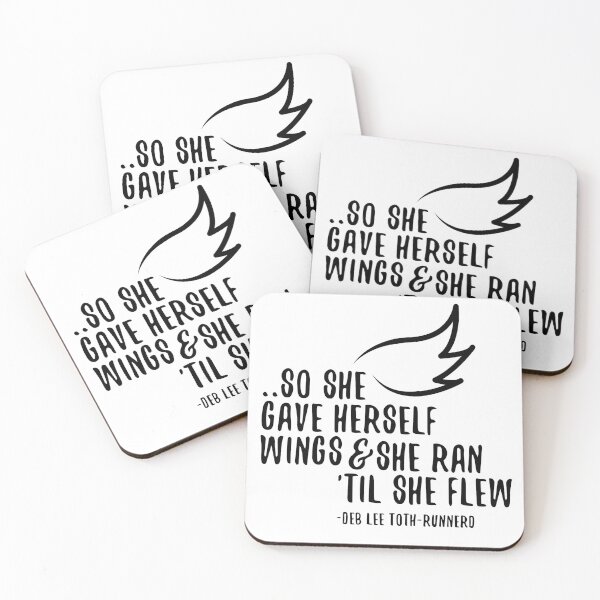 Item preview, She gave herself wings designed and sold by Deb Hart.