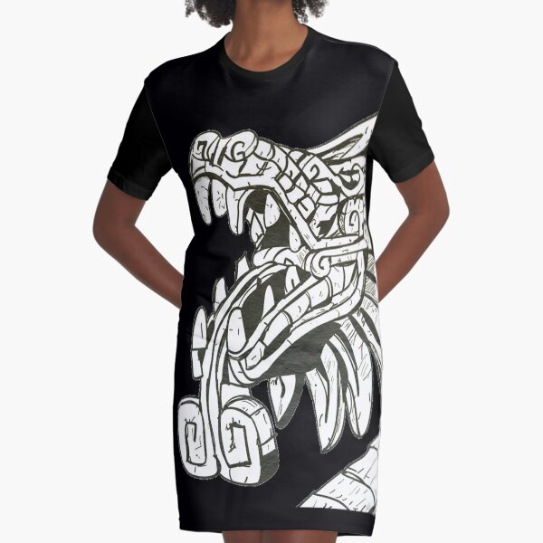 Quetzalcoatl Graphic T-Shirt Dress