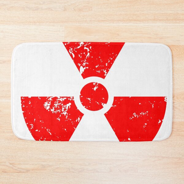 Item preview, red warning Radioactivity energy symbol,  red Radioactivity symbol, designed and sold by Marcin Adrian.