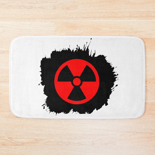 Item preview, red warning Radioactivity energy symbol,  red Radioactivity symbol, designed and sold by Marcin Adrian.