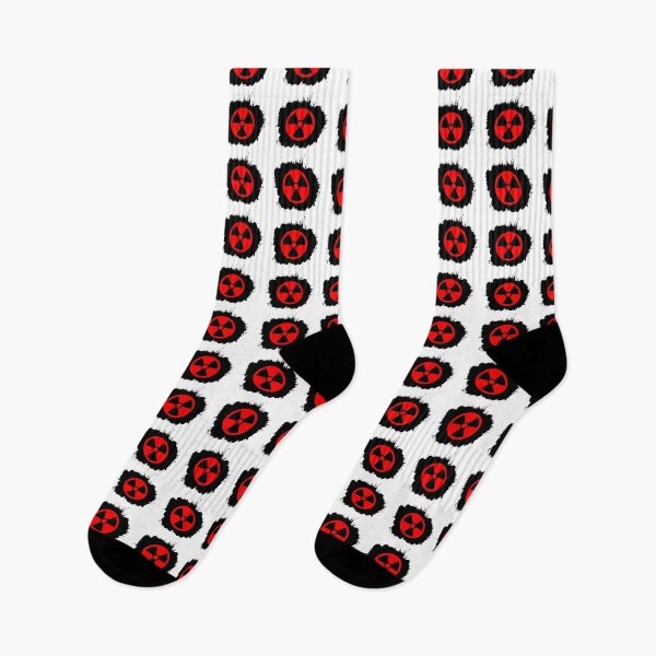 Item preview, red warning Radioactivity energy symbol,  red Radioactivity symbol, designed and sold by Marcin Adrian.