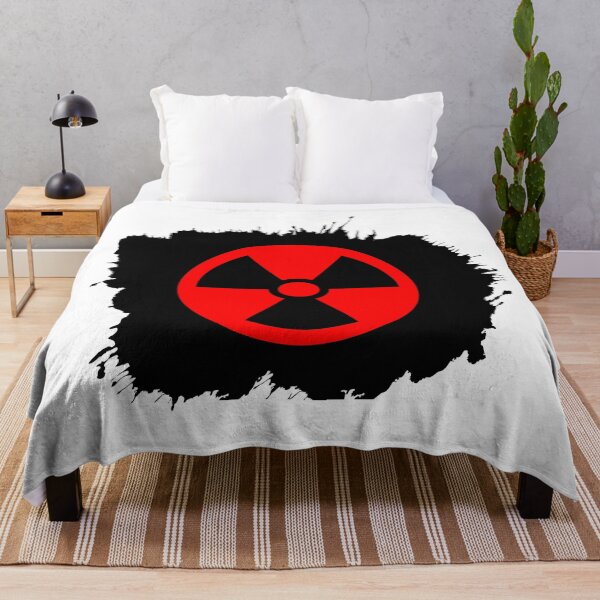 Item preview, red warning Radioactivity energy symbol,  red Radioactivity symbol, designed and sold by Marcin Adrian.